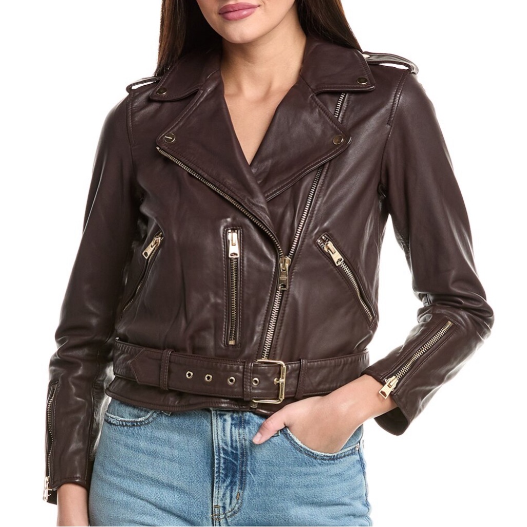 All Saints Balfern Biker Leather Moto Jacket
